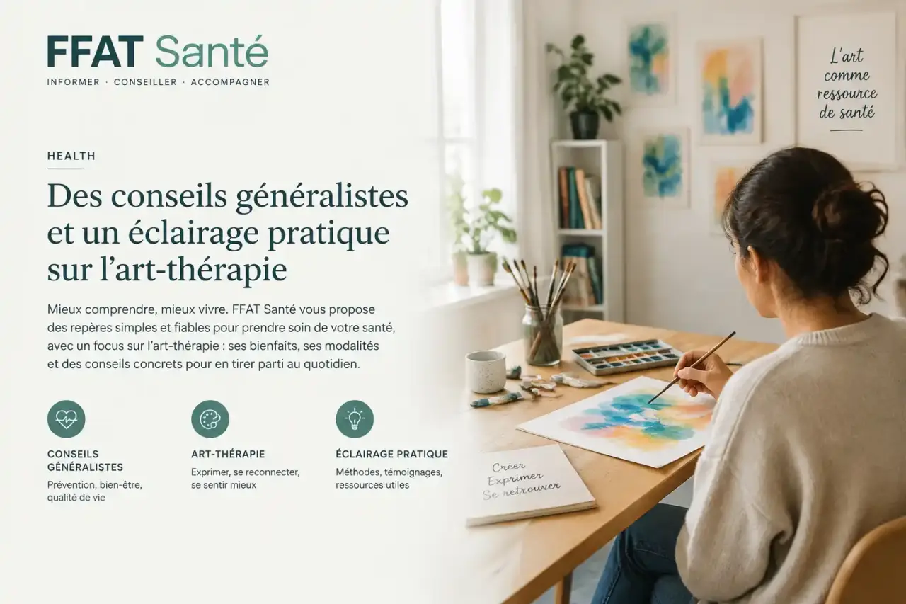FFAT Santé, des conseils généralistes et un éclairage pratique sur l’art-thérapie