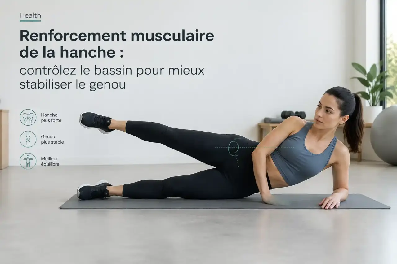 Renforcement musculaire de la hanche : contrôlez le bassin pour mieux stabiliser le genou