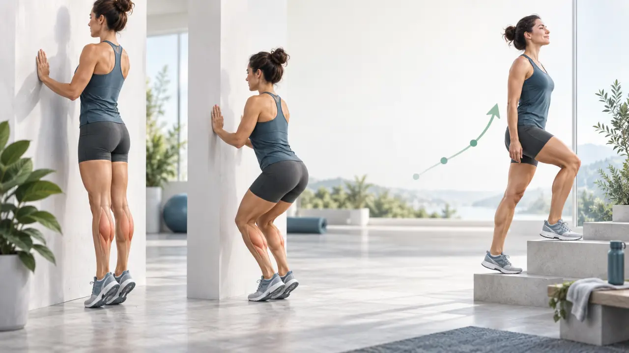 Renforcer les mollets efficacement : genou tendu, genou fléchi et progression sans douleur