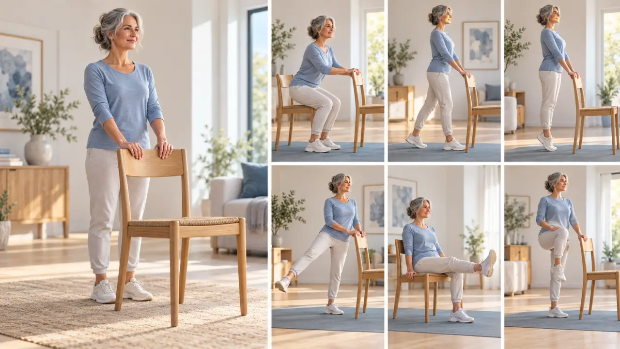 Une chaise et six exercices pour retrouver des appuis plus sûrs