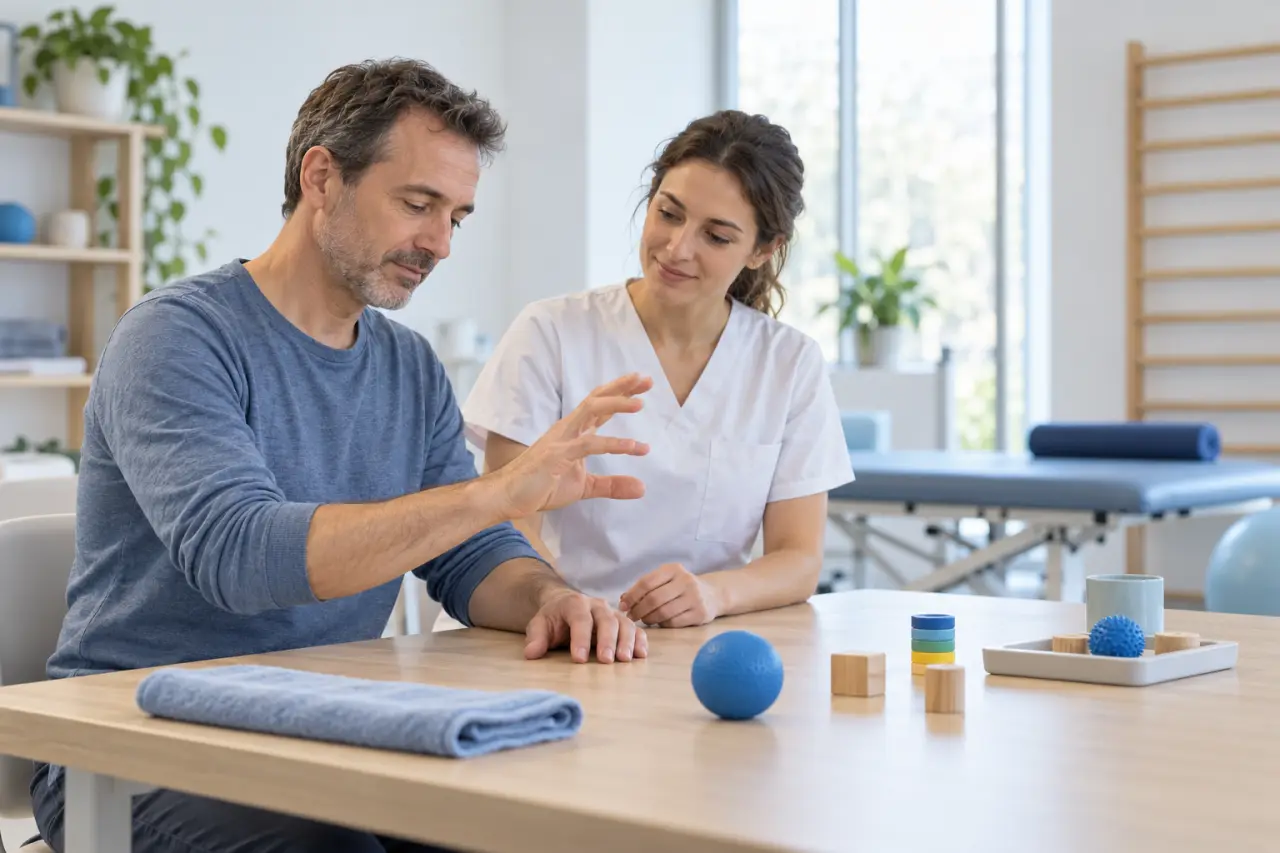 Rééducation de l’algodystrophie de la main : bouger sans forcer, progresser sans s’immobiliser